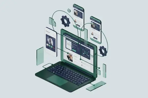 Advertising and Marketing Digital Marketing Illustration