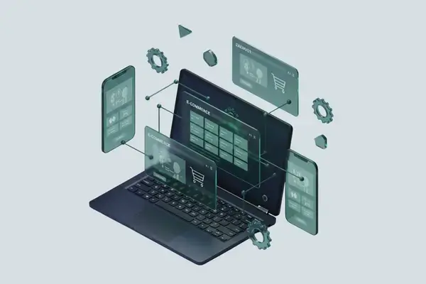 Chemical Industry Digital Marketing Illustration