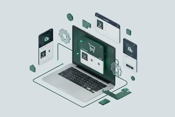 Dentist Digital Marketing Illustration