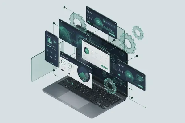 E-commerce Digital Marketing Illustration