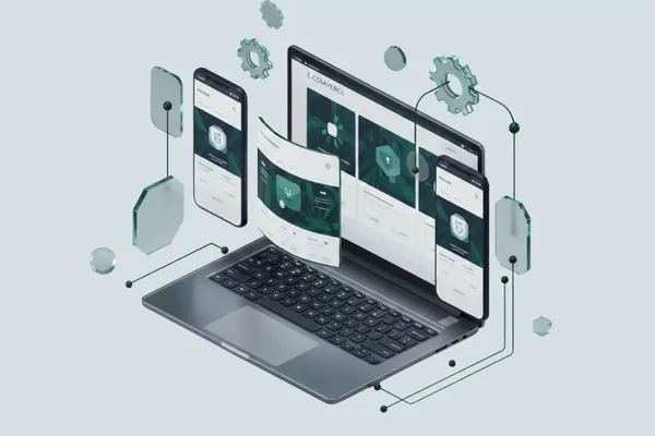 Education Industry Digital Marketing Illustration