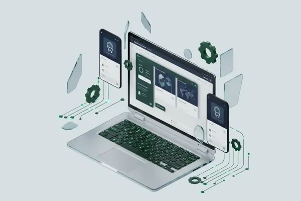 Electronics Digital Marketing Illustration