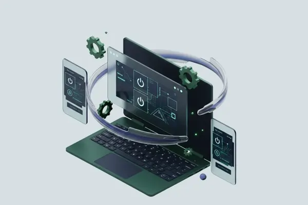 Energy and Power Digital Marketing Illustration