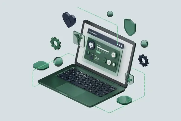 Hospitality Digital Marketing Illustration