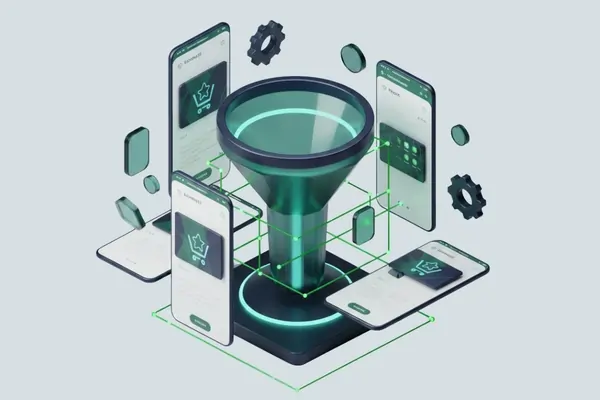 Shopping Ads Services Illustration