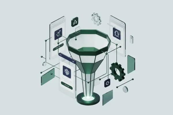 Social Media Advertising Services Illustration