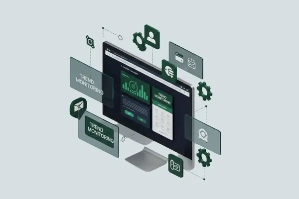 Trend Monitoring Services Illustration